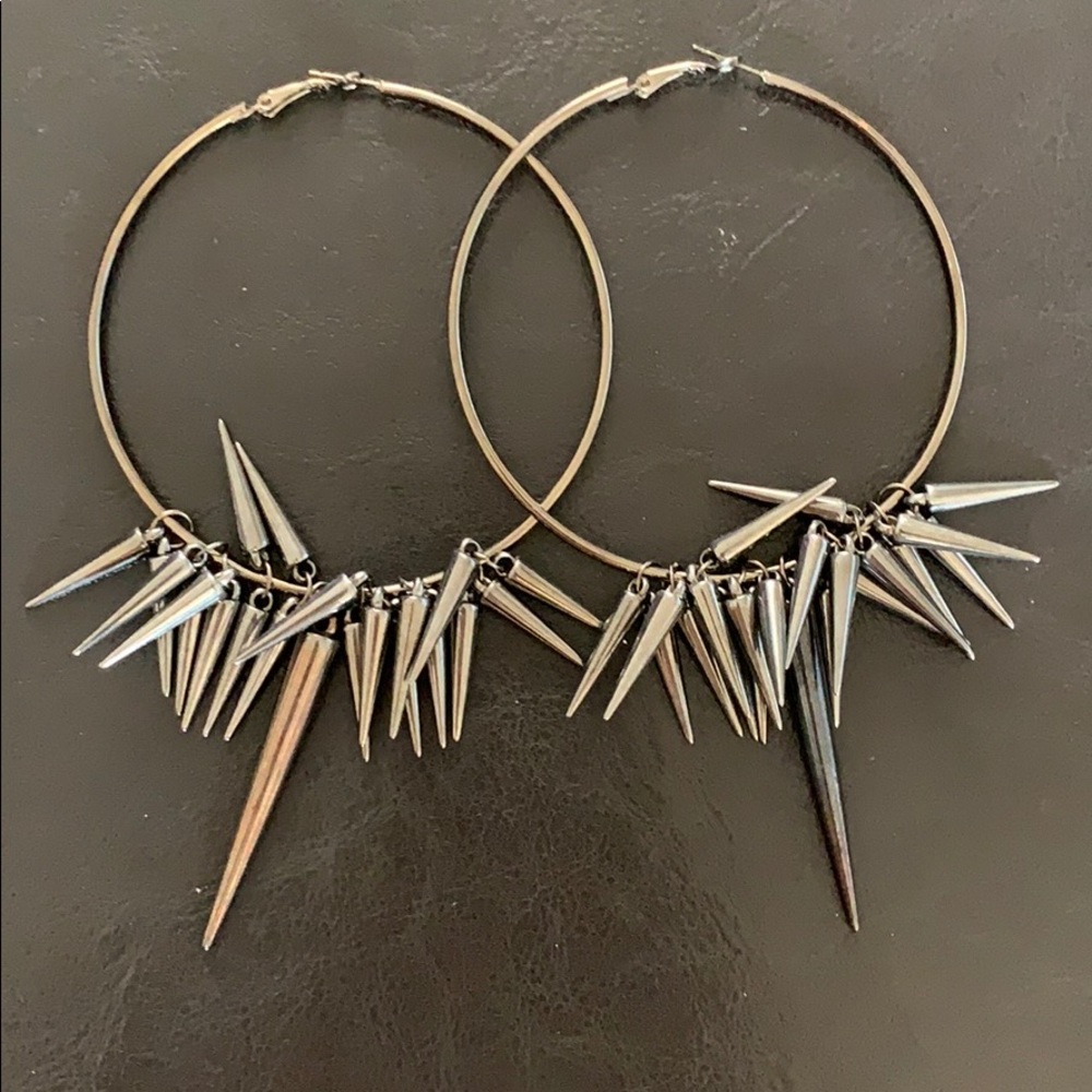 Spike Hoop earring - Picture 6 of 6